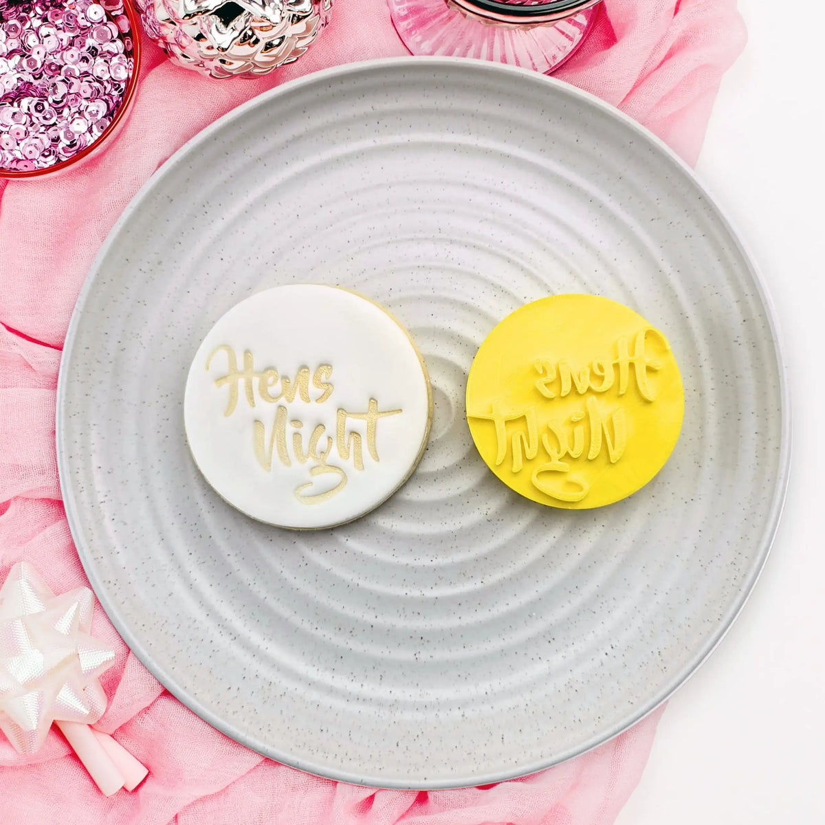 Cookie Stamp Hens Night Embosser