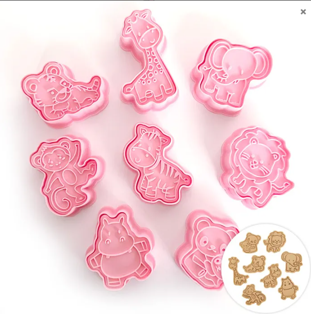 Cookie Cutter Jungle 8 piece Set