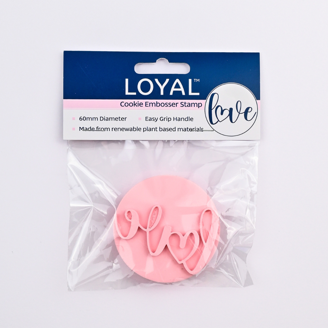 Cookie Stamp Loyal Love with Handle