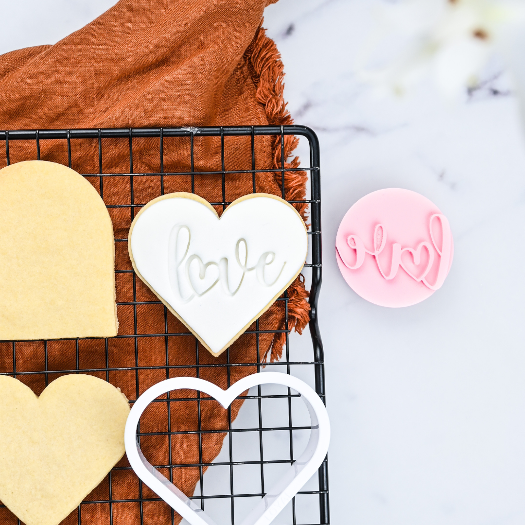 Cookie Stamp Loyal Love with Handle