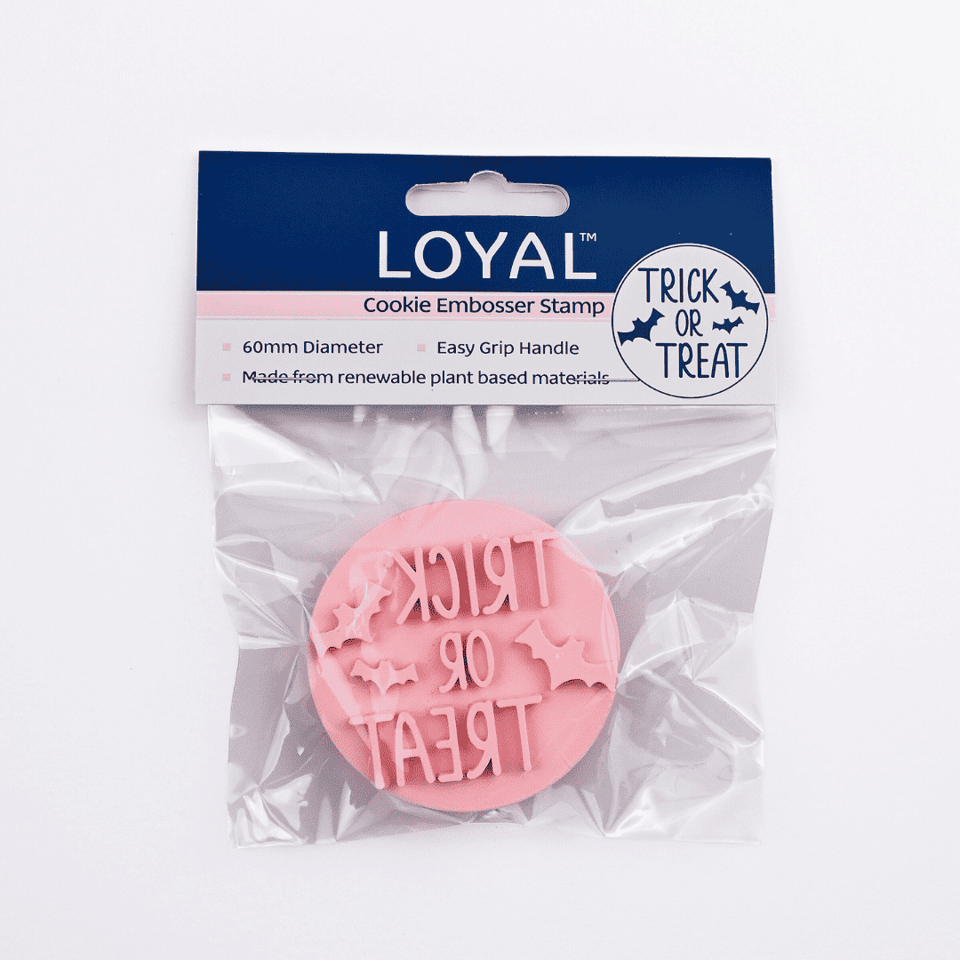 LOYAL Cookie Embosser Stamp Trick or Treat