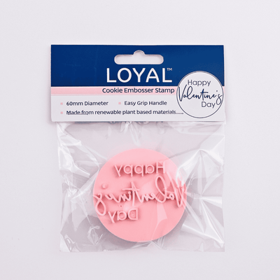 LOYAL Cookie Embosser Stamp Happy Valentine's Day