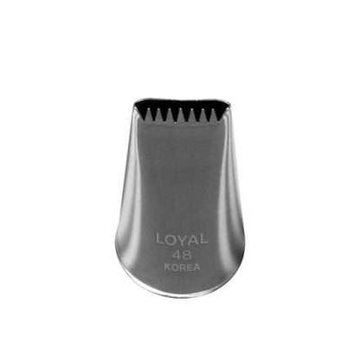 LOYAL Piping Tip No.48 BASKETWEAVE STANDARD S/S
