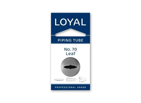 LOYAL Piping Tip No.70 LEAF STANDARD S/S