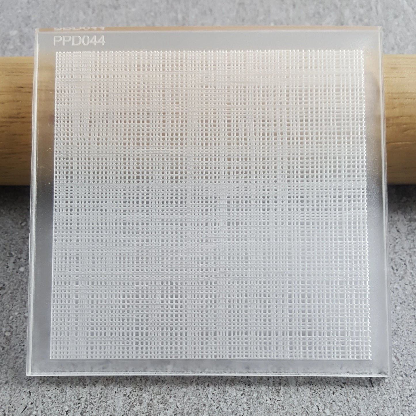 Linen Fondant Pattern Plate