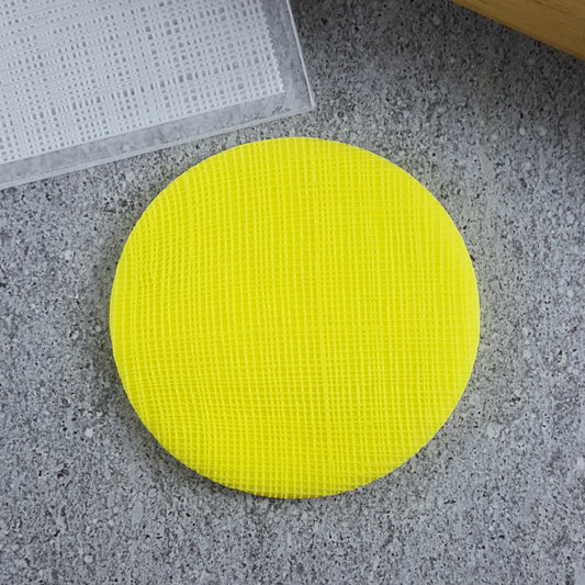 Linen Fondant Pattern Plate