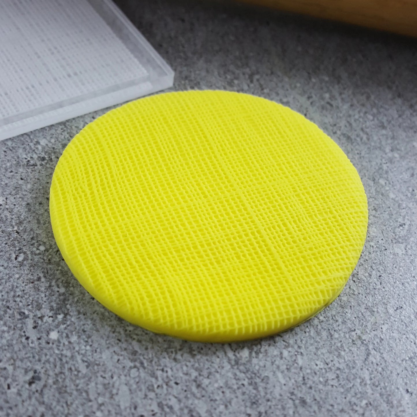 Linen Fondant Pattern Plate