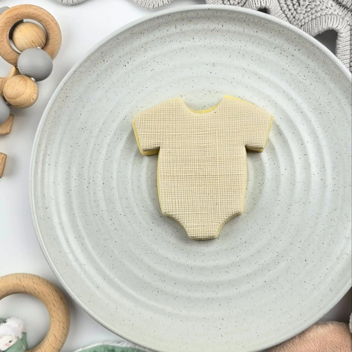 Linen Fondant Pattern Plate