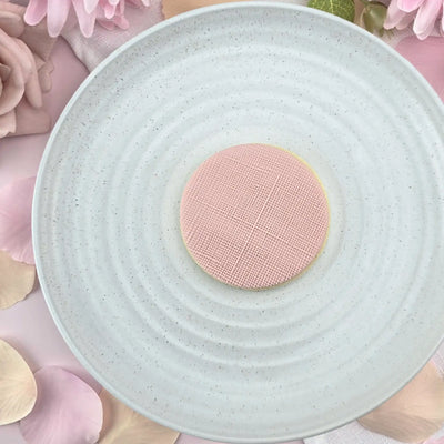 Linen Fondant Pattern Plate