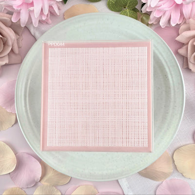 Linen Fondant Pattern Plate