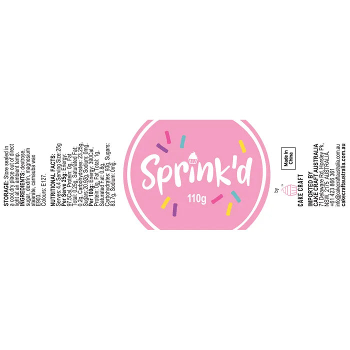 Sprinkles Sprink'd Matte Mix Pink 110g
