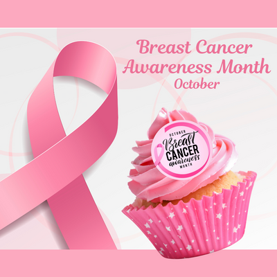 Breast Cancer Awareness Month Edible Prints - October