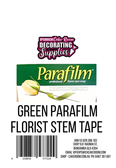GREEN PARAFLIM FLORIST STEM TAPE