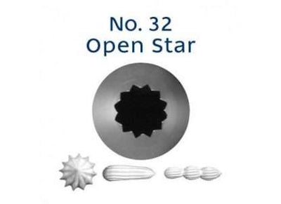 LOYAL Piping Tip Open Star No.32