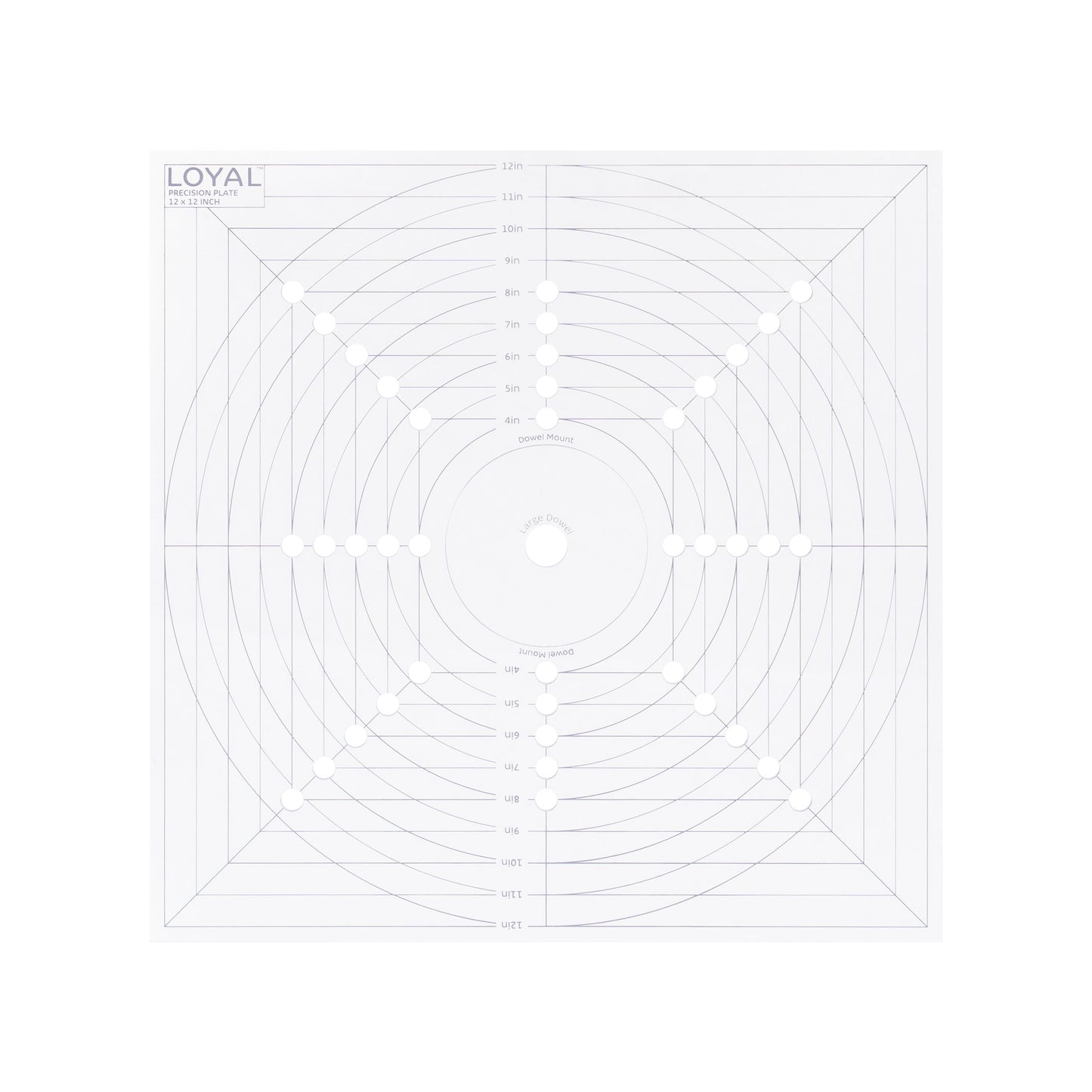 LOYAL PRECISION PLATE 12X12"