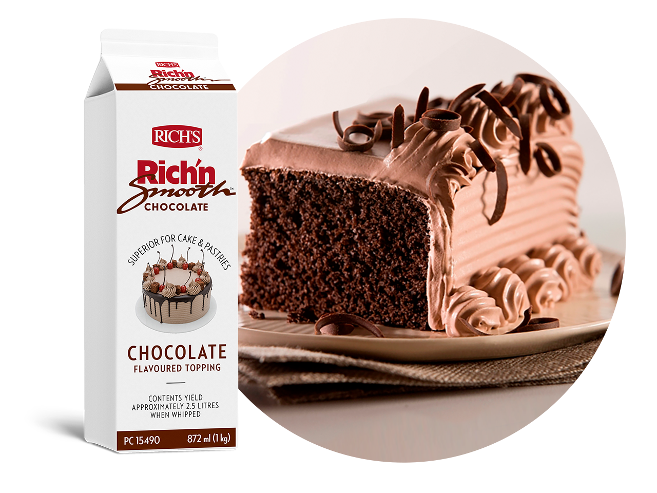 RICH'S FROZEN RICH N SMOOTH CHOCOLATE 1 KG