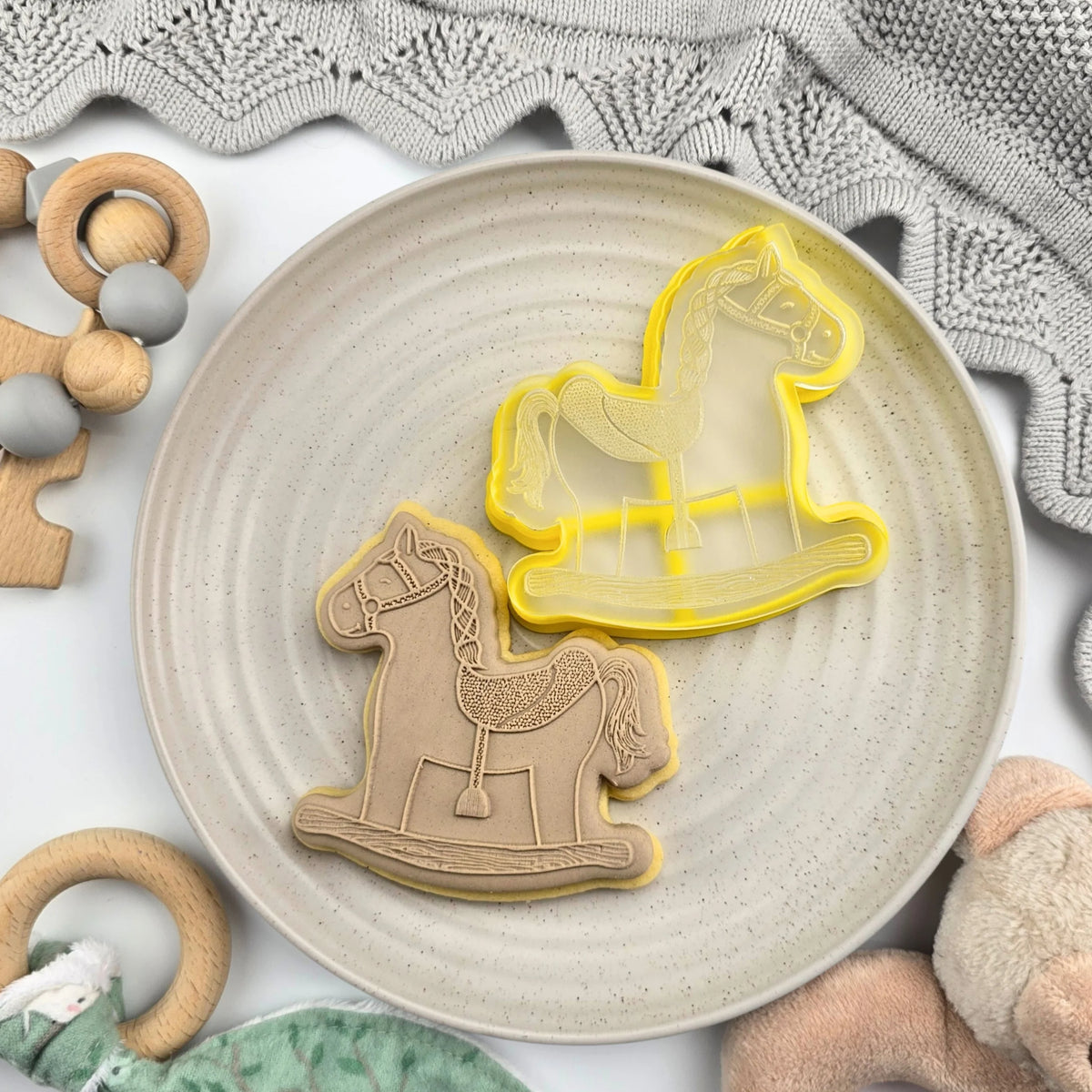 Rocking Horse Cutter & Debosser Set