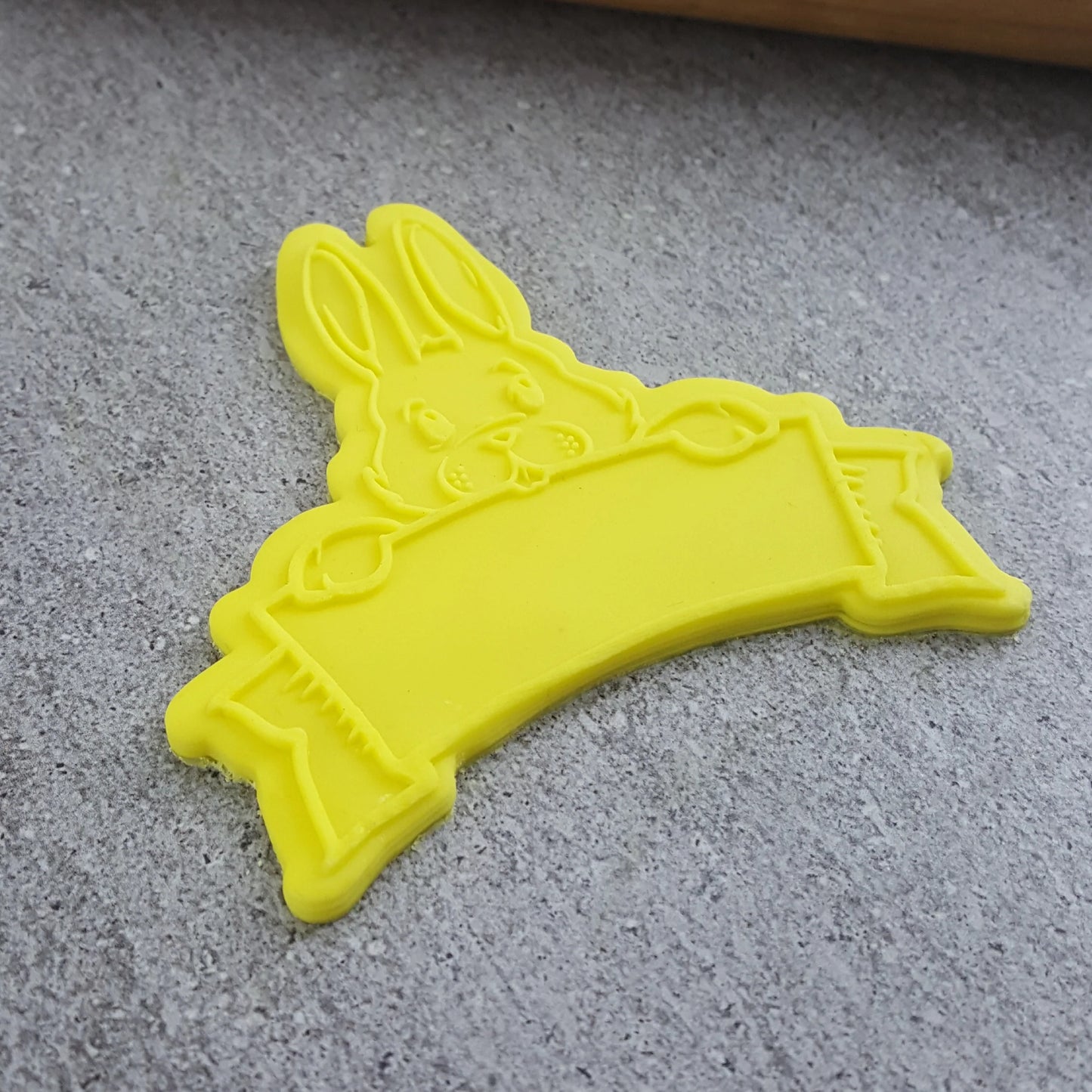 Bunny Plaque Debosser & Cutter Set
