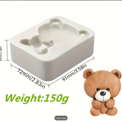 Silicone Bear 3D Mould