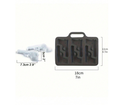 6 Cavity Gun Chocolate Mold