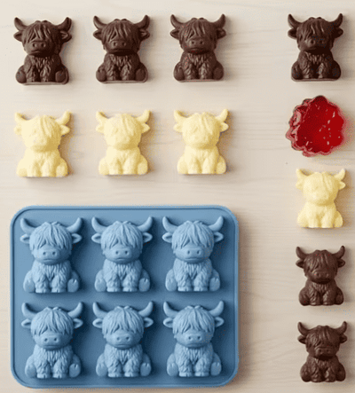 Mini Highland Cow Silicone Mould