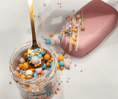 GOLD METAL SPRINKLE SPOON