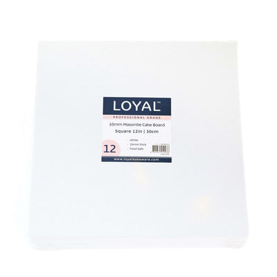 LOYAL Masonite White 10mm Cake Board | Square