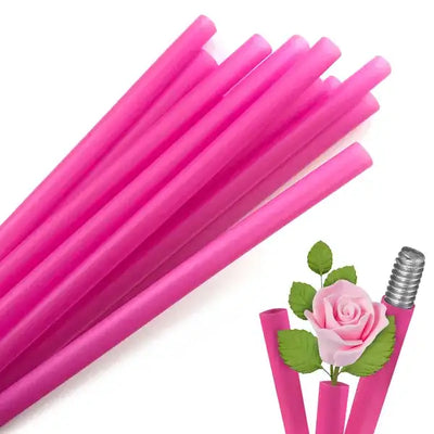 Cake Supports Pink 12mm 30pcs