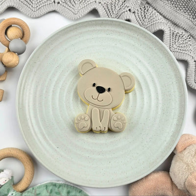 Teddy Bear Cutter and Debosser Set