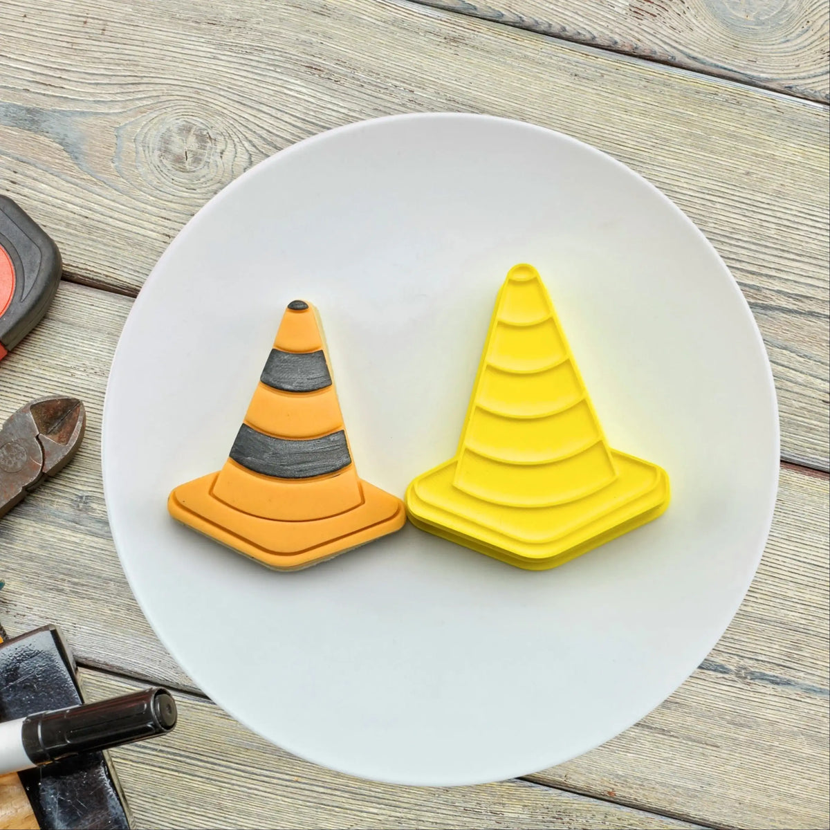Cookie Cutter Traffic Cone Cutter & Embosser Set