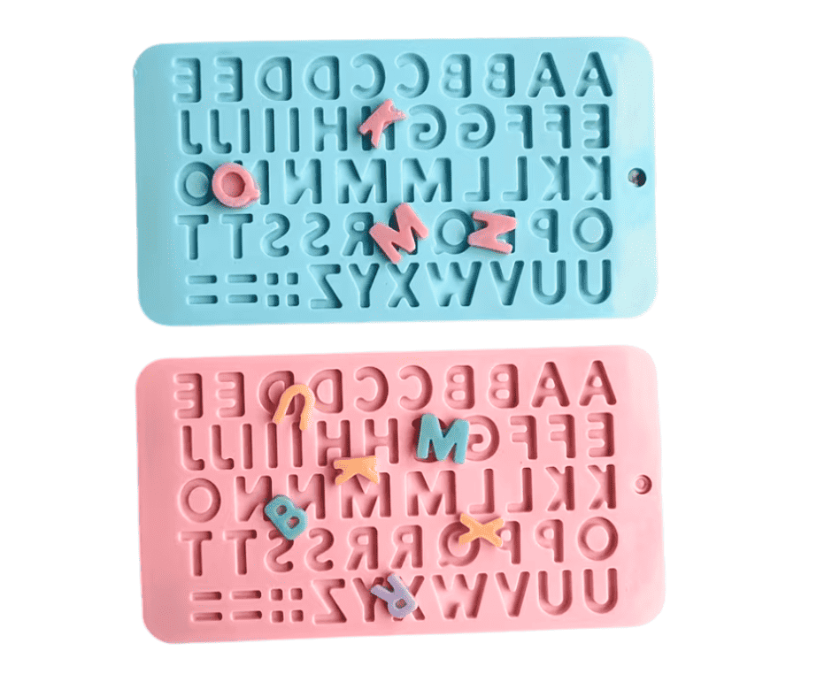 Silicone Alphabet Chocolate Candy Mold