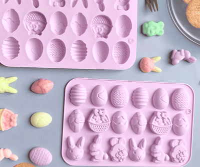 Easter Egg Bunny Shape Silicone Mould