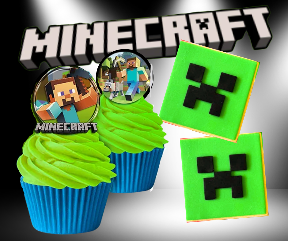 Minecraft Cupcakes & Cookies Decorating Class - School Holidays (TUES 13th JAN 2.30PM)