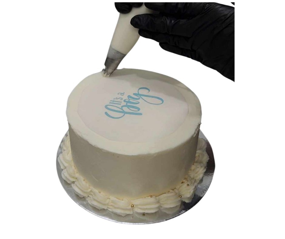 GENDER REVEAL EDIBLE WAFER PRINT FOR CAKES