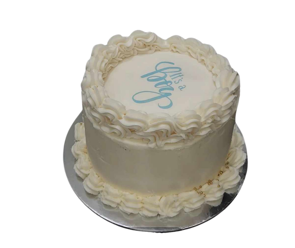 GENDER REVEAL EDIBLE WAFER PRINT FOR CAKES