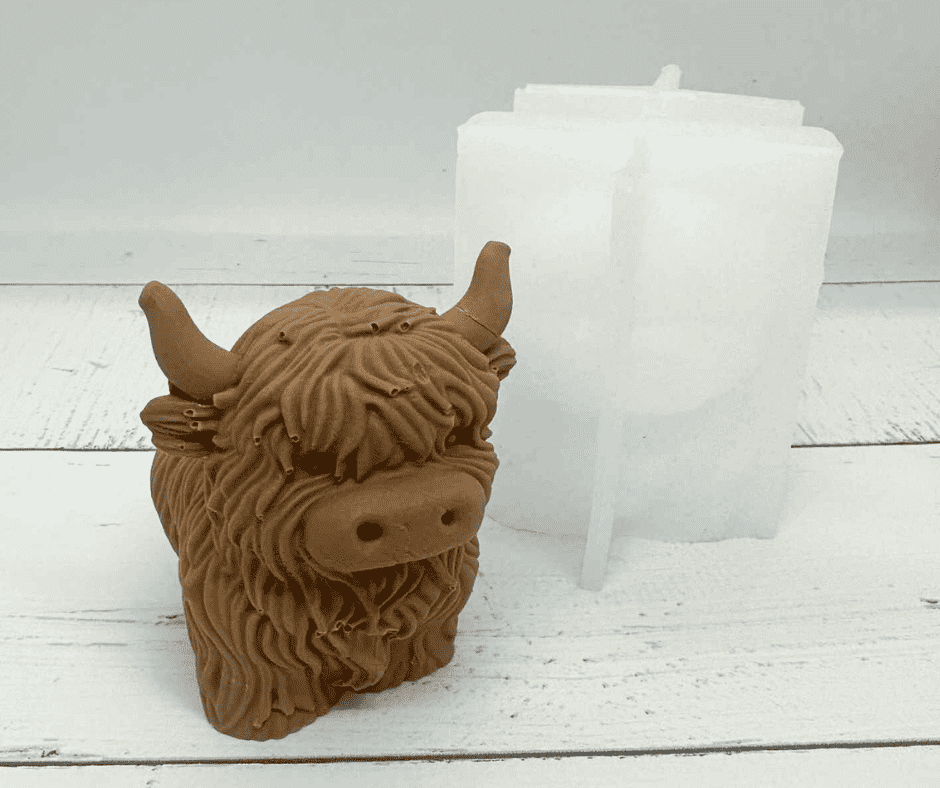 LARGE HIGHLAND COW MOULD