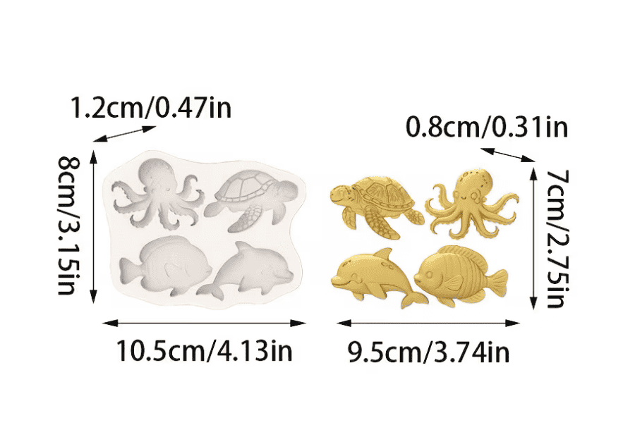 A Finding Nemo Themed Silicone Mold