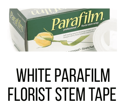 WHITE PARAFLIM FLORIST STEM TAPE
