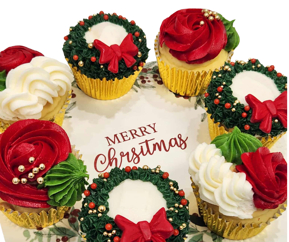 Christmas Wreath Cupcake Class - (SUN 16th of NOV 9.30am)