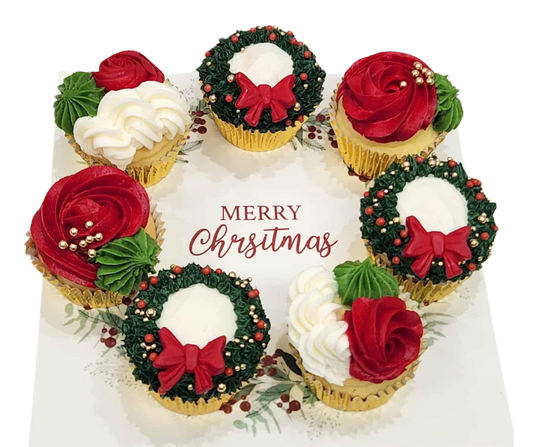 Christmas Wreath Cupcake Class - (SUN 16th of NOV 9.30am)