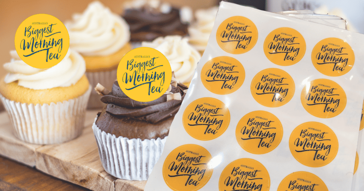 Biggest Morning Tea Edible Image Cupcake & Cookie Toppers
