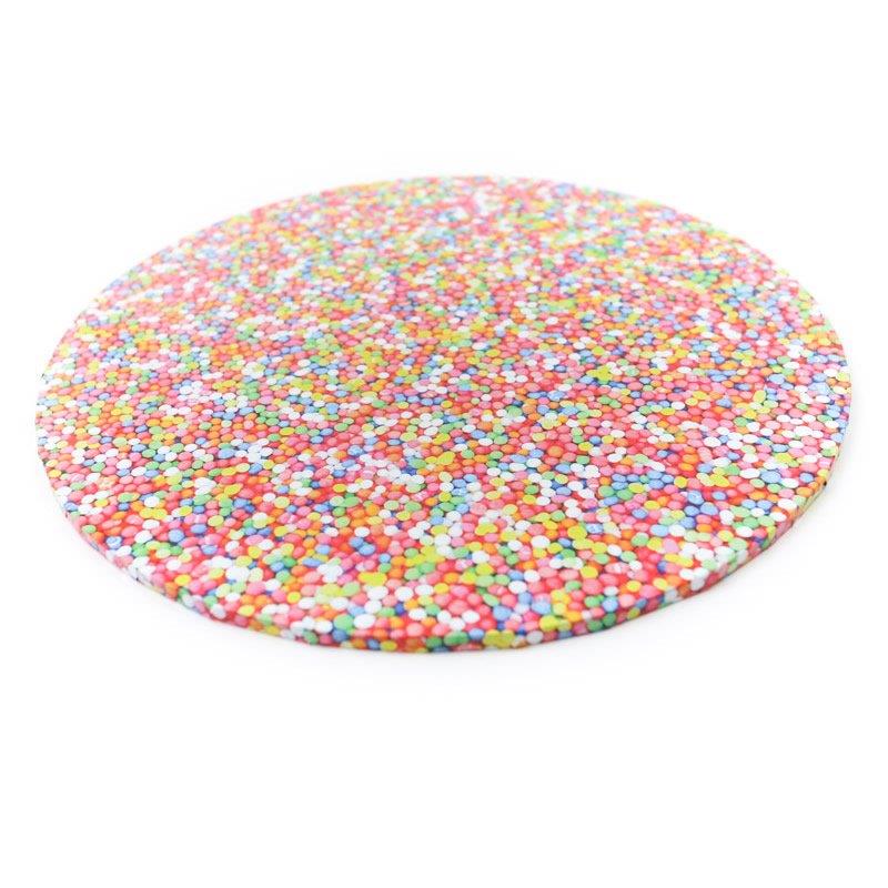10" ROUND Cake Board Sprinkles