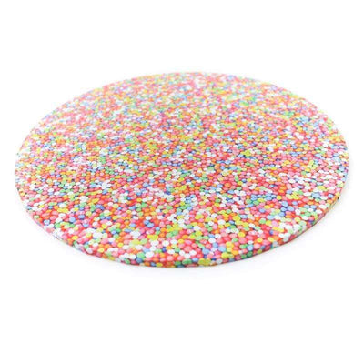 10" ROUND Cake Board Sprinkles