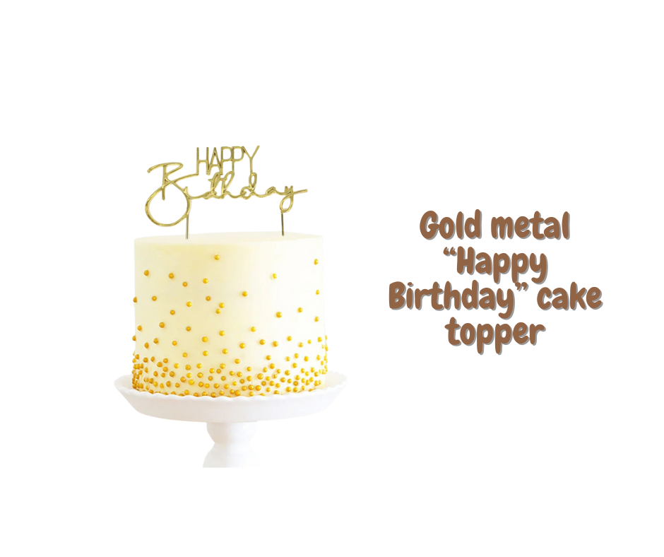 Golden Celebration Happy Birthday Pack || SAVE $20.00!