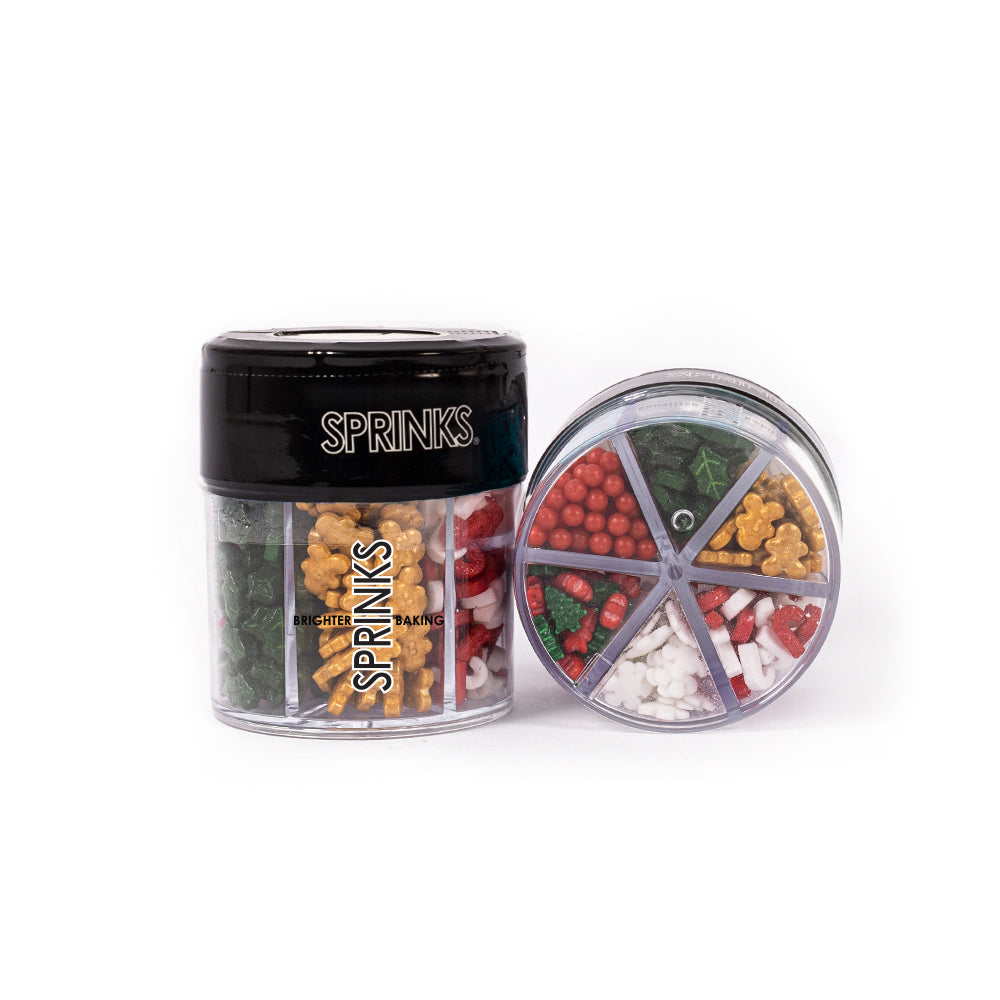 SPRINKLES CHRISTMAS 6 Cell Sprinkles (85g) - by Sprinks