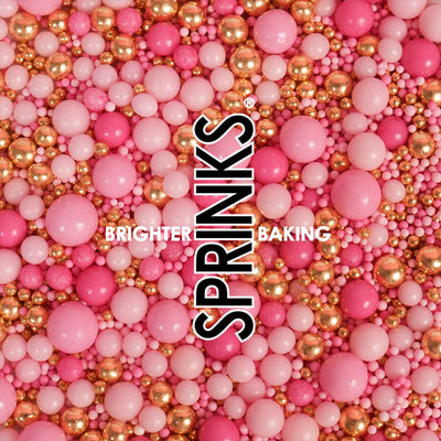 SPRINKS PINK VELVET Crunch Sprinkles 500g
