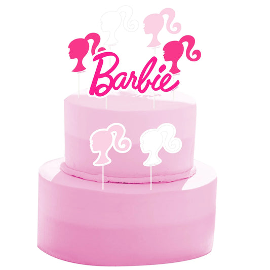 Barbie Cake Toppers (Pack of 7)
