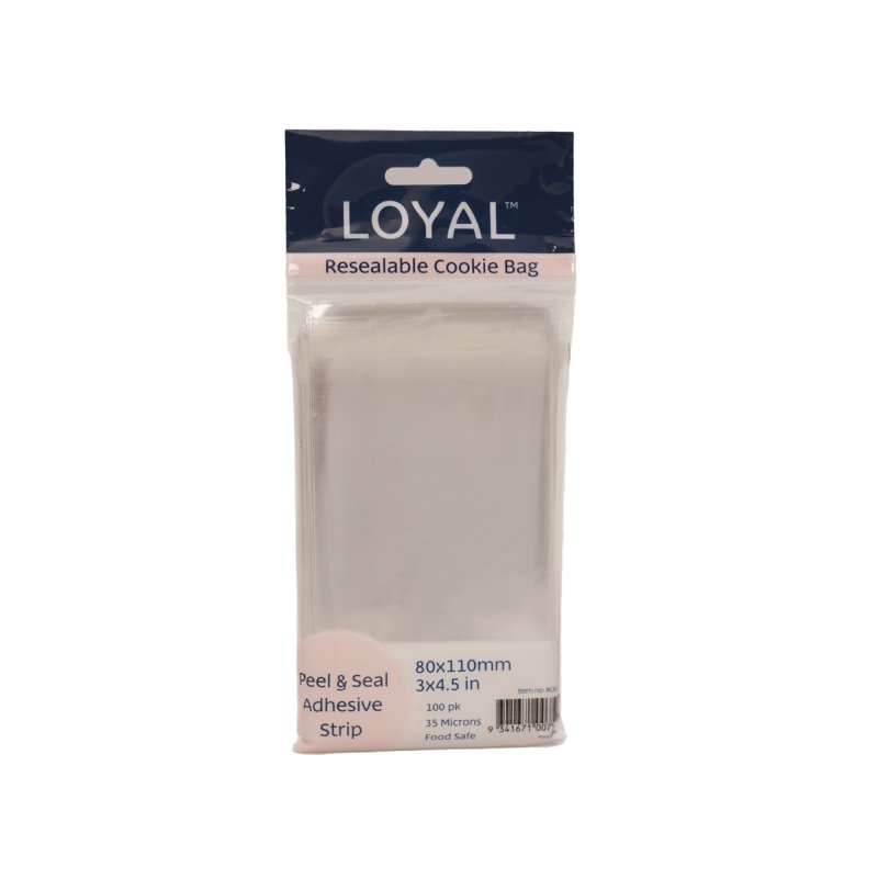 Resealable Cookie Bag 80 X 110mm Loyal