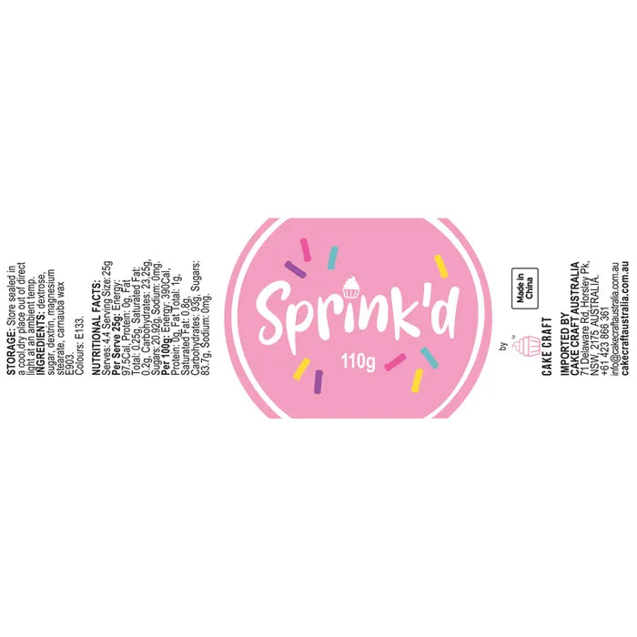 Sprinkles Sprink'd Matte Mix Blue 110g