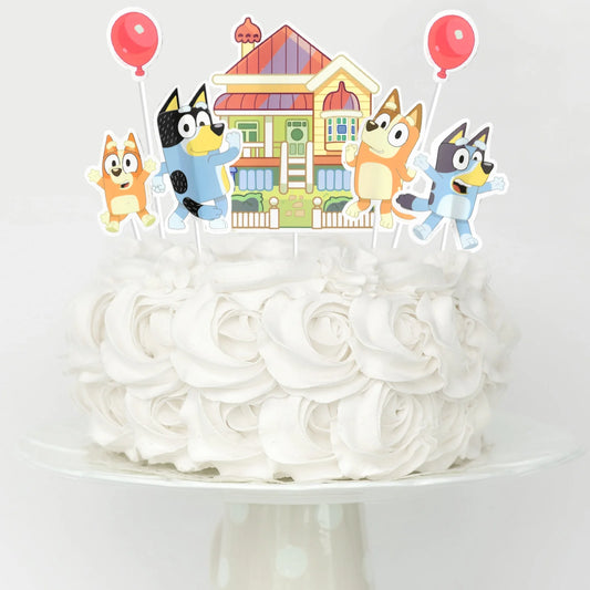 Bluey Cake Toppers (Pack of 7)